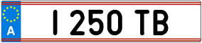 Truck License Plate